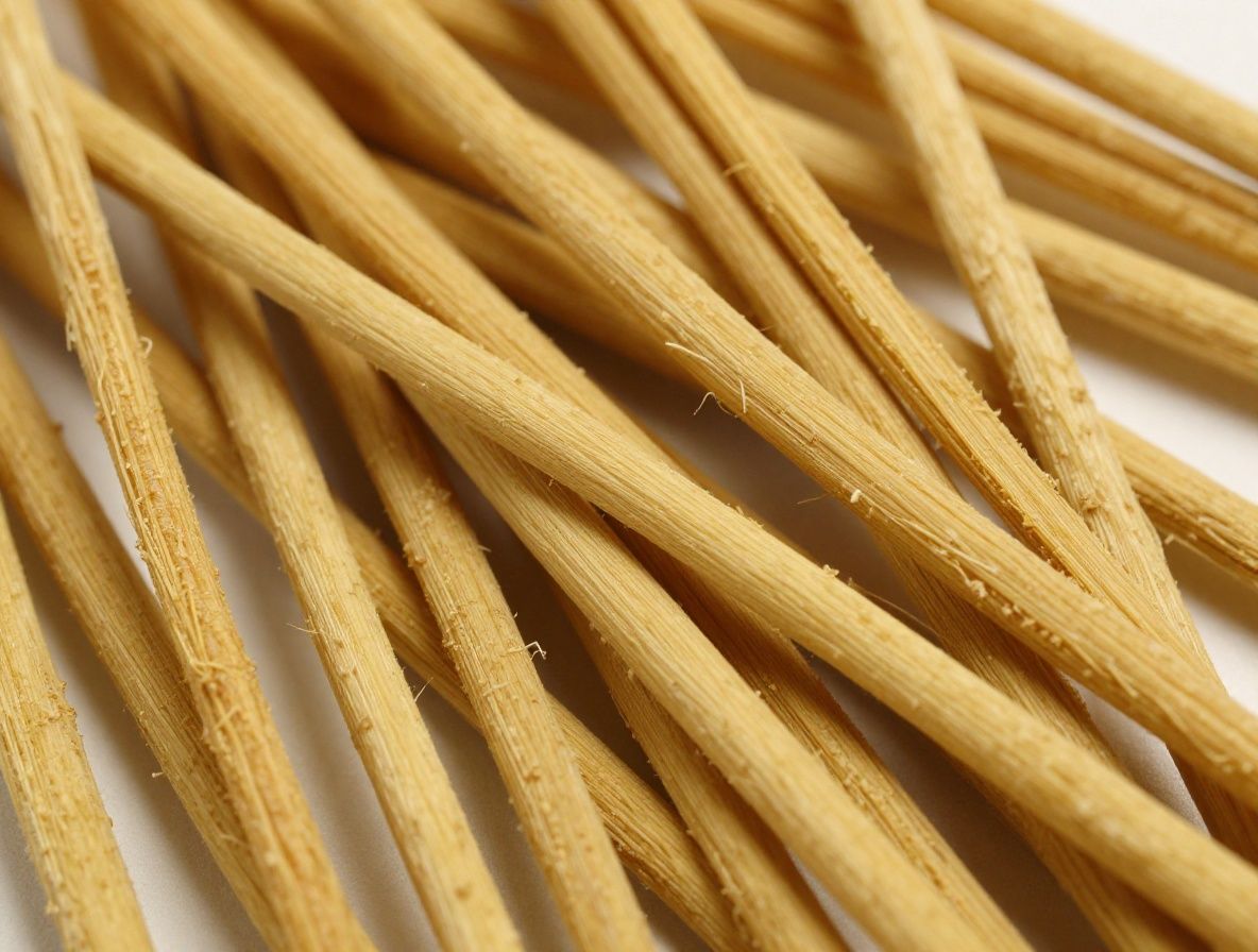 Mikroskopowy wygląd siatki włóknistej — abstrakcyjne zdjęcie z mikroskopu elektronowego pokazujące struktury biologiczne, niebiesko-złota tonacja, naukowa estetyka